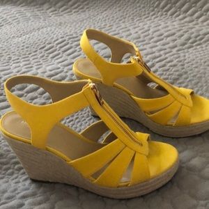 Michael Kors Wedge Canvas Shoe